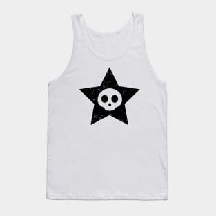 Cute Skull in Star Tank Top